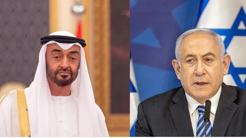 Mohammed Bin Zayed și Netanyahu/Foto: timesofisrael