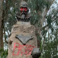 Statuia lui Cervantes a fost vandalizată