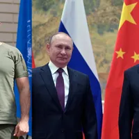 Zelenski ar putea da ochii cu Putin la summitul G20 din noiembrie. Liderul rus vine la braț cu Xi - FOTO: Profimedia