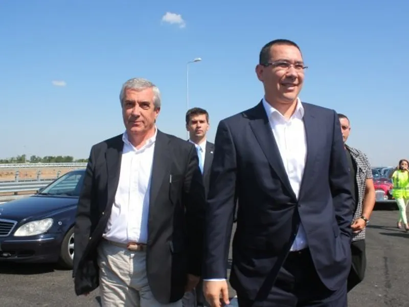 Victor Ponta alături de liderul ALDE, Călin Popescu Tăriceanu/Foto: Ziarul de Constanța