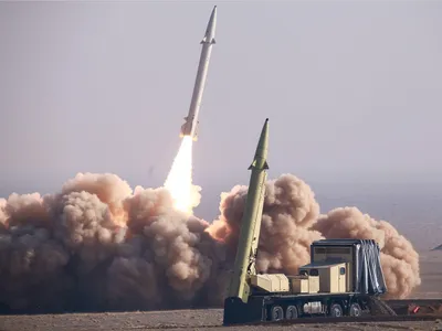 Racheta balistică Iraniană - Foto: Profimedia images