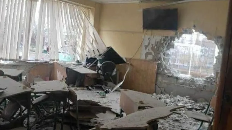 Barbaria Rusiei în Ucraina: 34 de spitale, 202 școli și 1500 de clădiri de locuințe distruse Foto: twitter