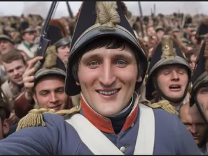 Selfie Napoleon de IA-Foto: swins