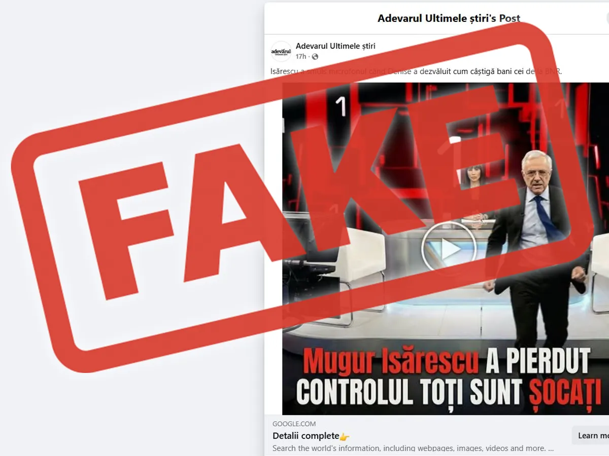 BNR semnalează o tentativă de fraudă tip deepfake care utilizează imaginea guvernatorului Mugur Isărescu - Foto: bnr.ro
