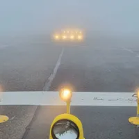 Ceață pe aeroport- Foto: FACEBOOK
