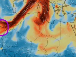 Norul toxic a acoperit regiuni din Europa. FOTO: Facebook