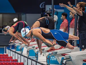 PRIN APĂ, SPRE GLORIE  Înotătoarea din echipa SUA, Haven Shepherd a concurat în proba individuală feminină de 200 de metri, la Jocurile Paralmpice de la Tokyo. S-a clasat pe locul cinci în finală.