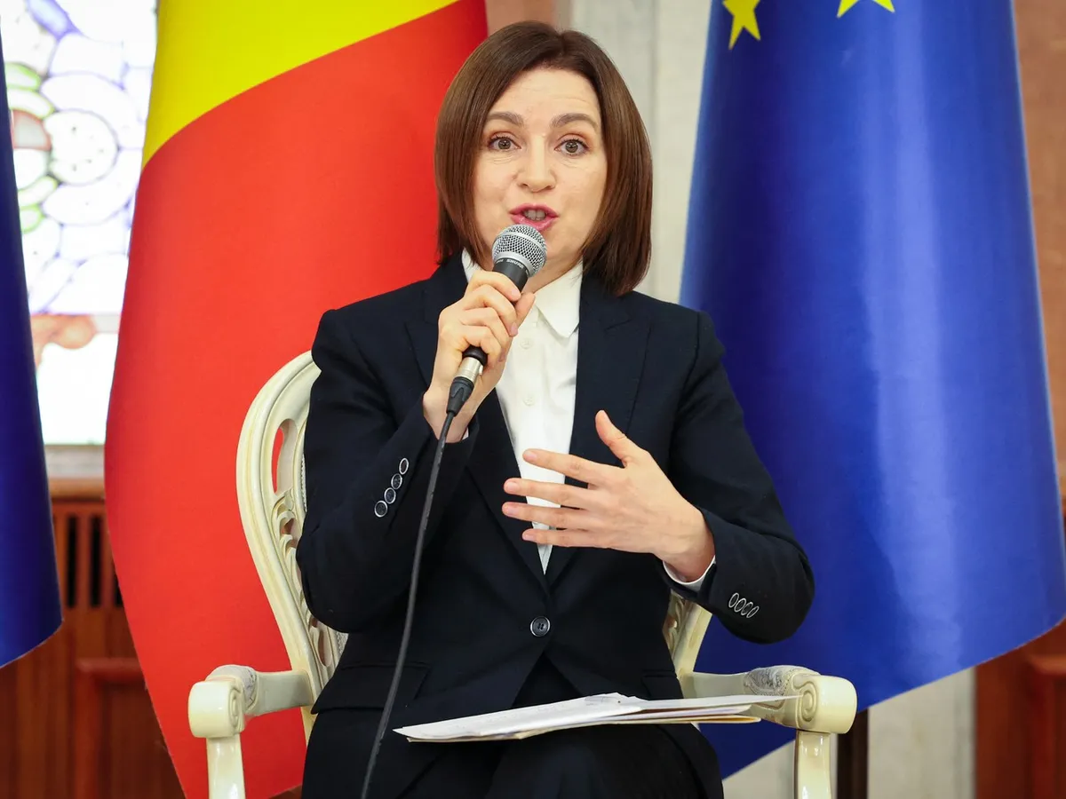 Maia Sandu, preşedintele Republicii Moldova - Foto: Profimedia Images