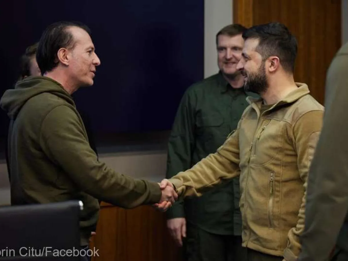 Florin Cîţu, primit de preşedintele Parlamentului ucrainean. A vizitat localităţile Irpin şi Gostom / FB