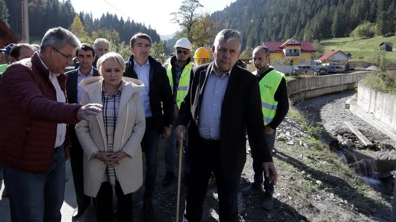 Premierul Dăncilă în vizită în Neamț Foto: Guvernul României