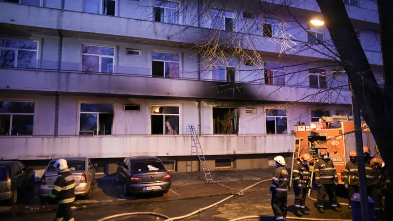 Incendiul de la „Matei Balș”/FOTO: Inquam Photos/Octav Ganea