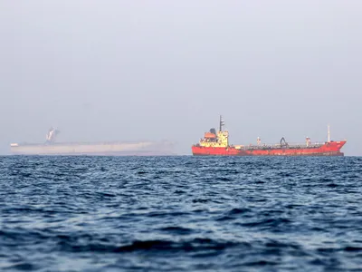 Navă în strâmtoarea Ormuz- Foto: Profimedia Images