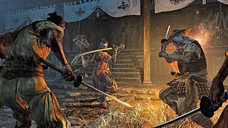 INTENȚII CRIMINALE Fiecare luptă cu săbiile se simte ca viața și moartea în Sekiro, cu dușmani abili din toate părțile.
