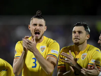 Radu Drăguşin, emergent, şi Andrei Raţiu, om de bază la Naţională - Foto: INQUAM PHOTOS/Alex Nicodim