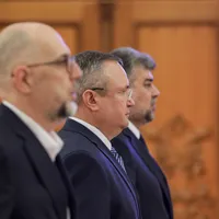 Nicolae Ciucă, Kelemen Hunor și Marcel Ciolacu Foto: INQUAM Photos / Octav Ganea