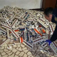 Țigările de contrabandă confiscate la frontieră Foto: Poliția de Frontieră - rol ilustrativ
