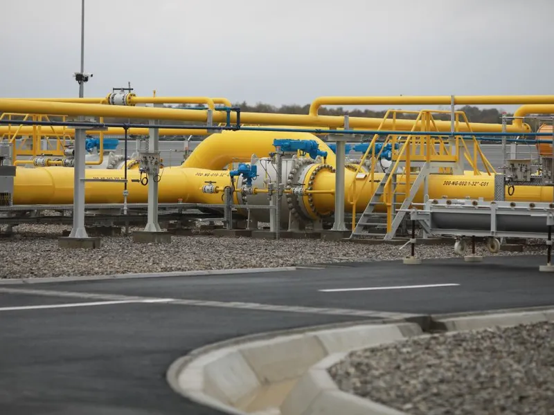 Staţia de comprimare Transgaz a gazului de la Podişor, Giurgiu - Foto: INQUAM PHOTOS/George Călin