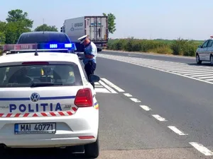 Poliția Română despre mașinile de pe contrasens pe A2: „Șoferii au fost identificați/FOTO: Facebook/Politiaromana