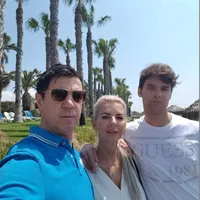 Mihai Leu împreună cu soția sa Anna Leu și fiul lor Marco - Foto: Arhiva personala