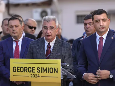 Piperea, Peiu și George Simion - Foto. INQUAM PHOTOS / Sabin Cîrstoveanu
