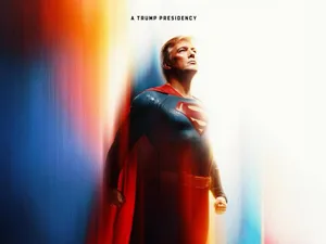 După ce s-a văzut Papă și Jedi cu sabie laser, Donald Trump se vede și Superman - Foto: Facebook / The White House