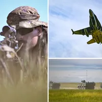 Exerciții NATO la Cincu: Participă 700 de militari, zeci de blindate și avioane din 6 țări  - FOTO: Facebook/MApN