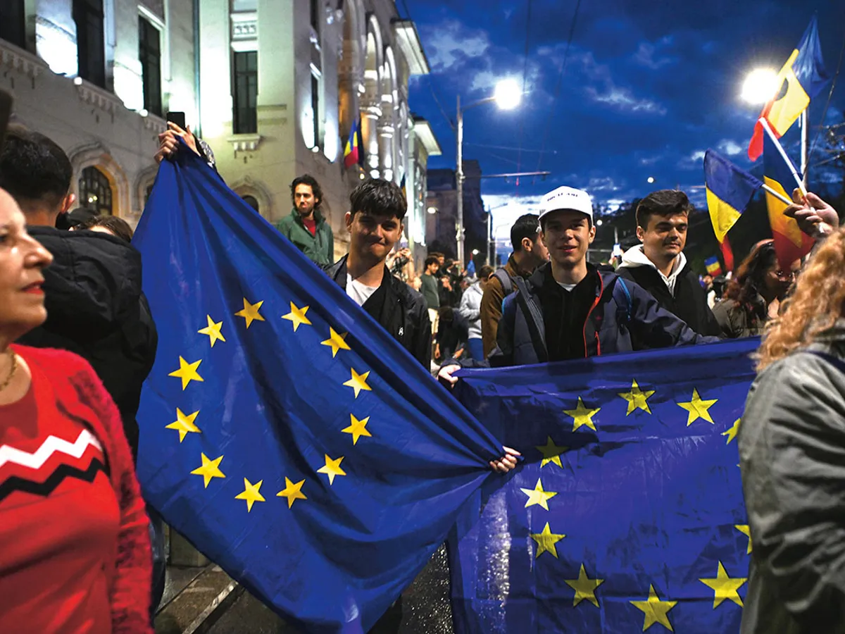 În România, Europa liberală a câștigat în fața imperialismului rus și a conservatorismului MAGA - Foto: Profimedia Images