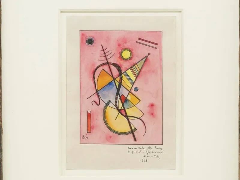 Tablou de Kandinsky, furat dintr-un muzeu din Varşovia, scos la licitație în Germania / Foto: grisebach.com