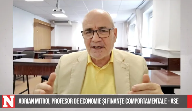 Profesorul Adrian Mitroi, specialist în finanțe comportamentale la Academia de Studii Economice din București Foto: Newsweek