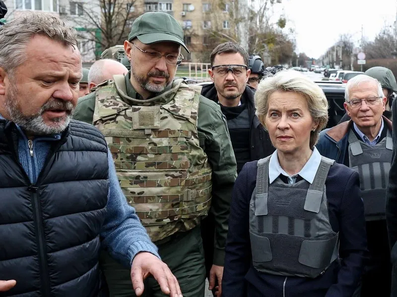 Von der Leyen, la Bucea/foto: reuters