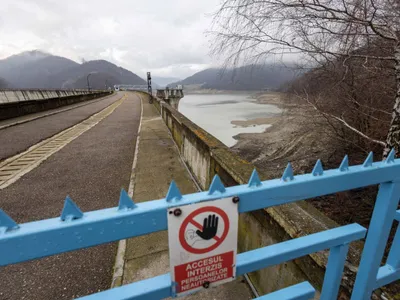 Barajul Paltinu, luni - Foto: INQUAM PHOTOS/Ovidiu Micsik