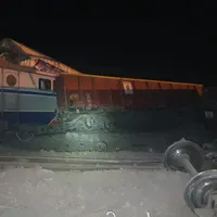 Două trenuri, tamponate la Fetești. Întârzieri de sute de minute pentru celelalte trenuri/FOTO: ISU Ialomița