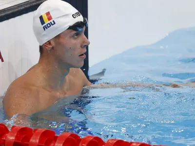 David Popovici şi Robert Glinţă, în finalele olimpice de 200 m liber, respectiv 100 m spate /Digi24