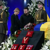 Zelenski și soția sa, Olena, prima apariție publică de la începutul războiului Foto: Profimedia Images