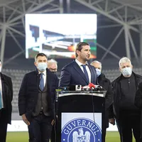 PREMIPremierul Ludovic Orban a promis, la inaugurarea stadionului din decembrie 2020, că Arcul de Triumf va rămâne casa rugby-ului - Foto: INQUAM PHOTOS/ George Călin