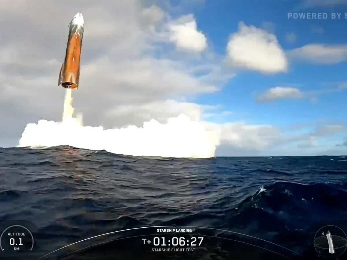 Rachetă lansată din ocean - Foto: Profimedia Images