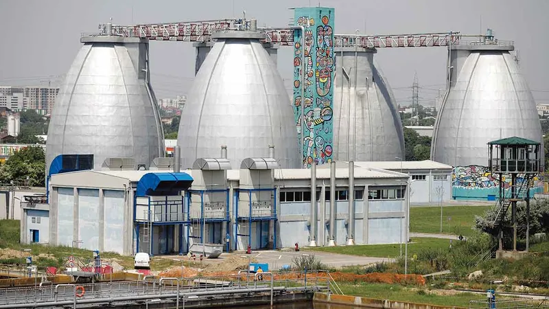 Stația de epurare de la Glina va fi definitivată în 2022. Ani de zile, apele menajere din București au poluat trei râuri până să ajungă în Marea Neagră - Foto: INQUAM PHOTOS/ George Călin