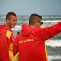 Salvamari în exercițiu pe litoral