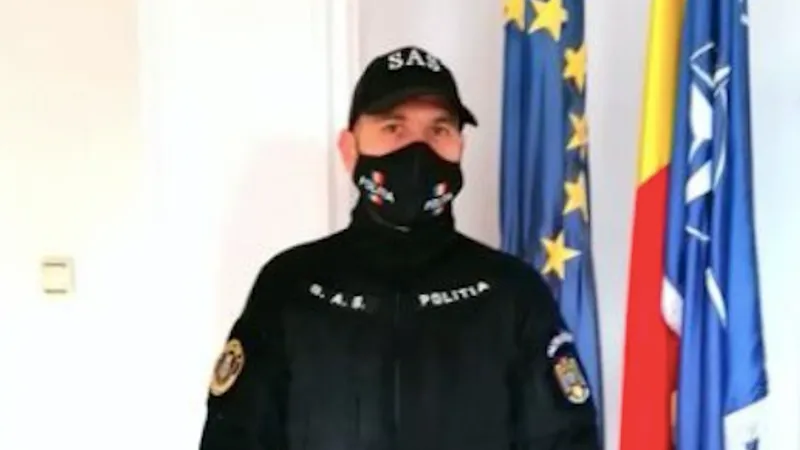 Negociatorul Poliției Iași, ca în filmele americane/FOTO: ziaruldeiasi.ro