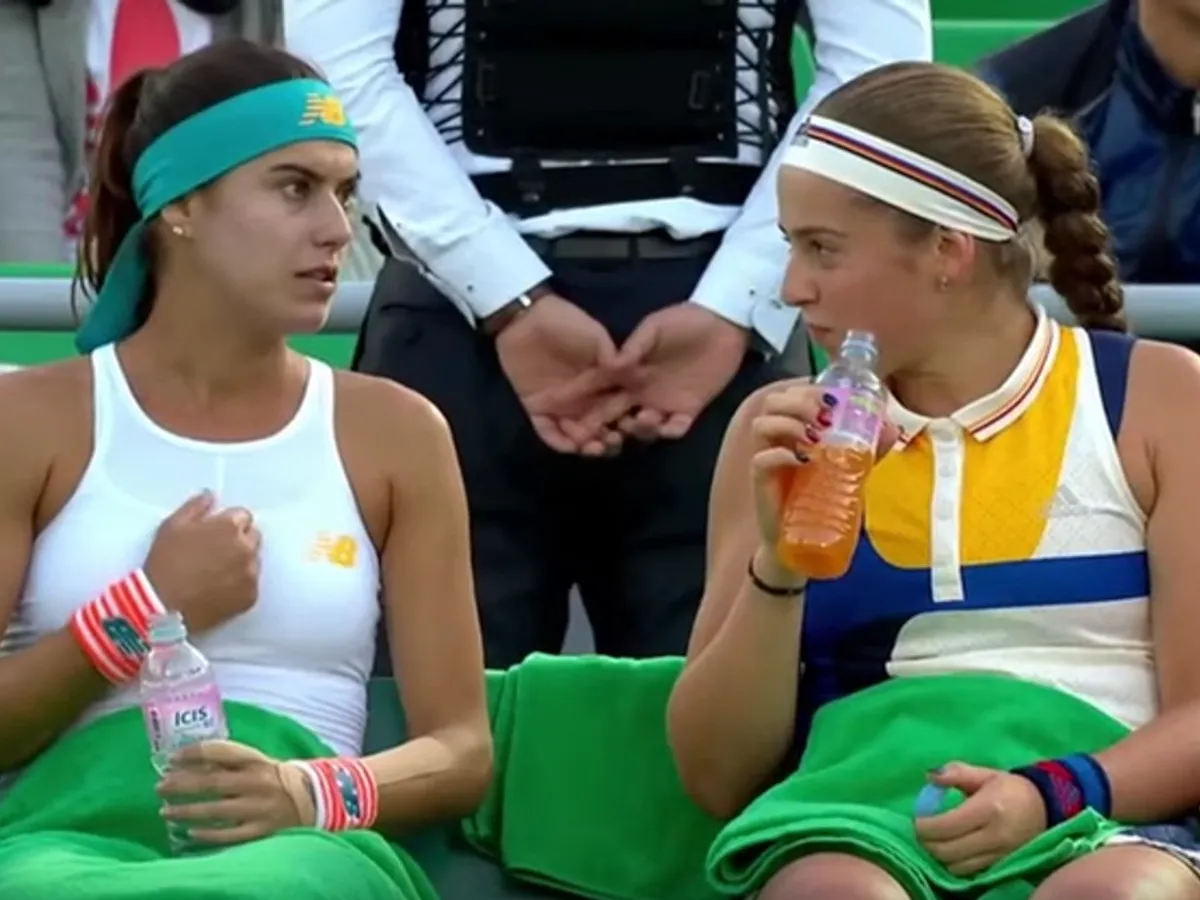 Cîrstea și Ostapenko, imagine cu caracter ilustrativ - Foto: Orange Sport