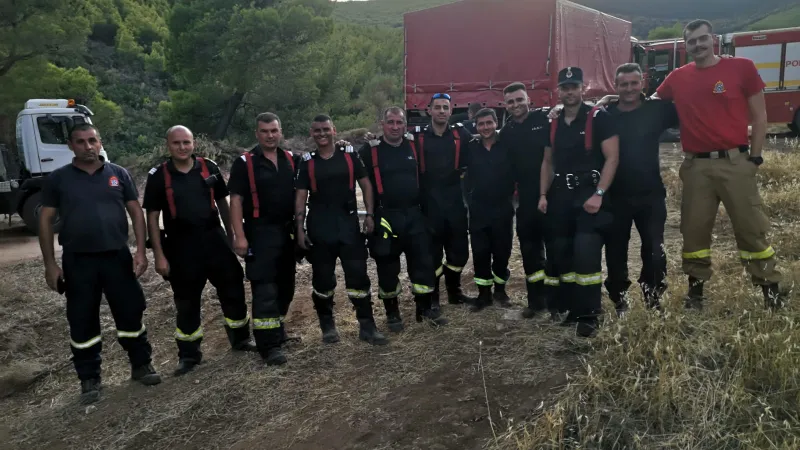 Pompierii români au încheiat cu succes misiunea în Grecia/FOTO: Facebook/ISU