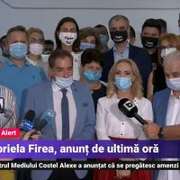 Mitică Dragomir (în stânga fotografiei), la lansarea candidaturii sale la CGMB/FOTO: digi24.ro
