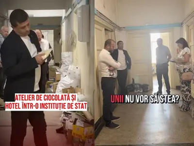 laborator clandestin de ciocolată - Foto: captură facebook
