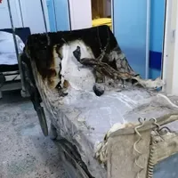 Pat ars în Spitalul Piatra Neamț/FOTO: Facebook/Exploziv TV