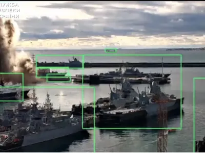 Ucraina a scufundat un submarin al Rusiei în portul Novorossisk - Foto: SBU