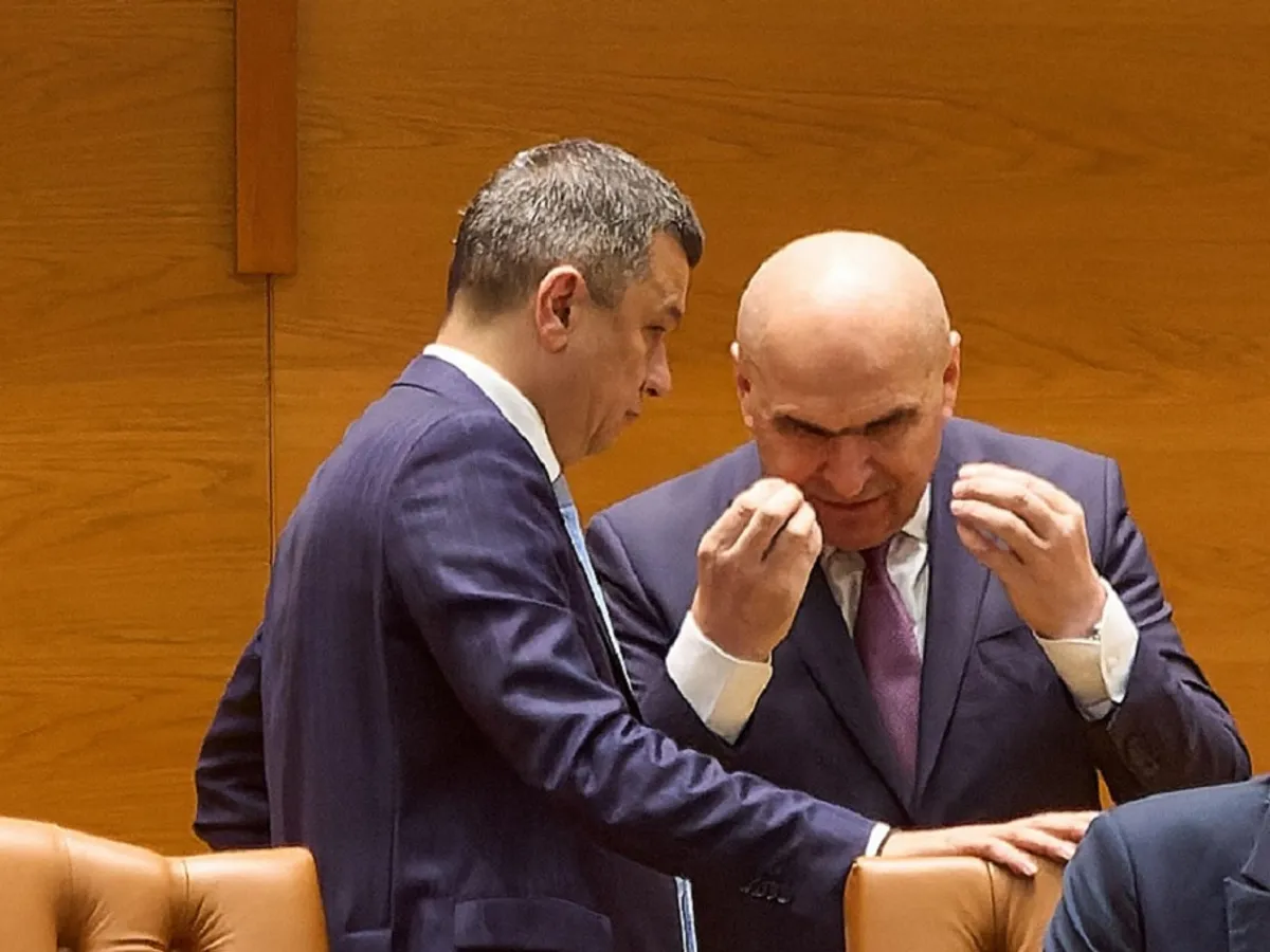 Ilie Bolojan discută cu Sorin Gridneanu - Foto: Profimedia Images