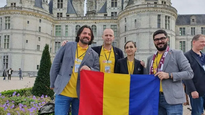 Echipa României: Zoltan Szabo, Horia Hasnaş, Iulia Gosea Scavo, Valentin Ceafalău