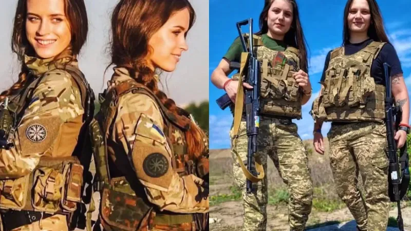 Cât de frumoase și curajoase sunt femeile din Ucraina care luptă pentru a-și apăra patria - FOTO: Tiwtter/Ukrainian News24