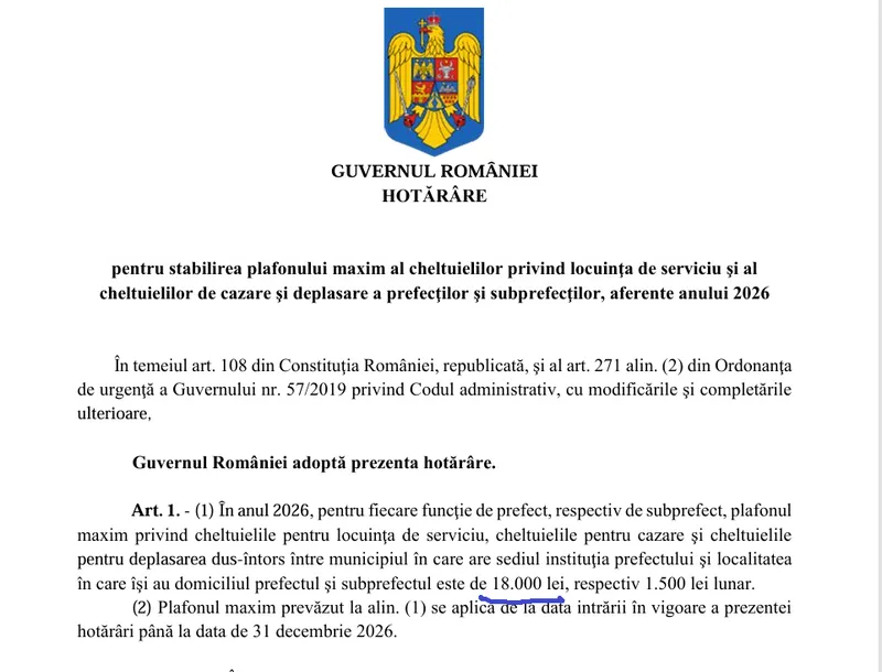 Hotăr&acirc;rea guvernului - Foto: Secretariatul Guvernului