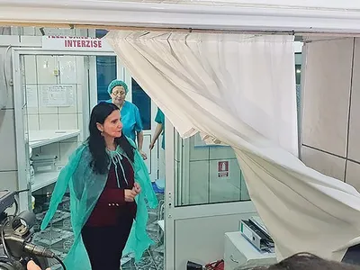 Sorina Pintea, la Spitalul Orășenesc Țăndărei